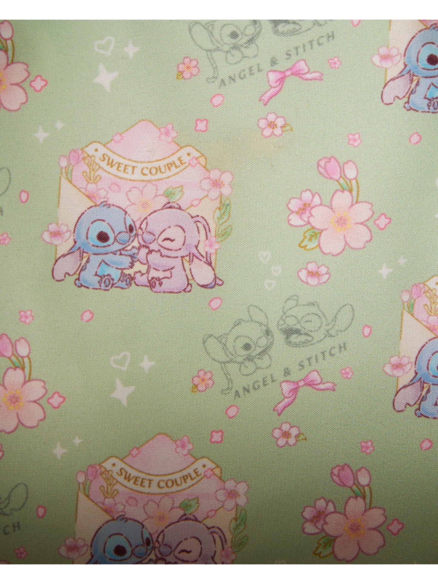Loungefly x Disney Stitch & Angel Mini Backpack Heart Floral Love