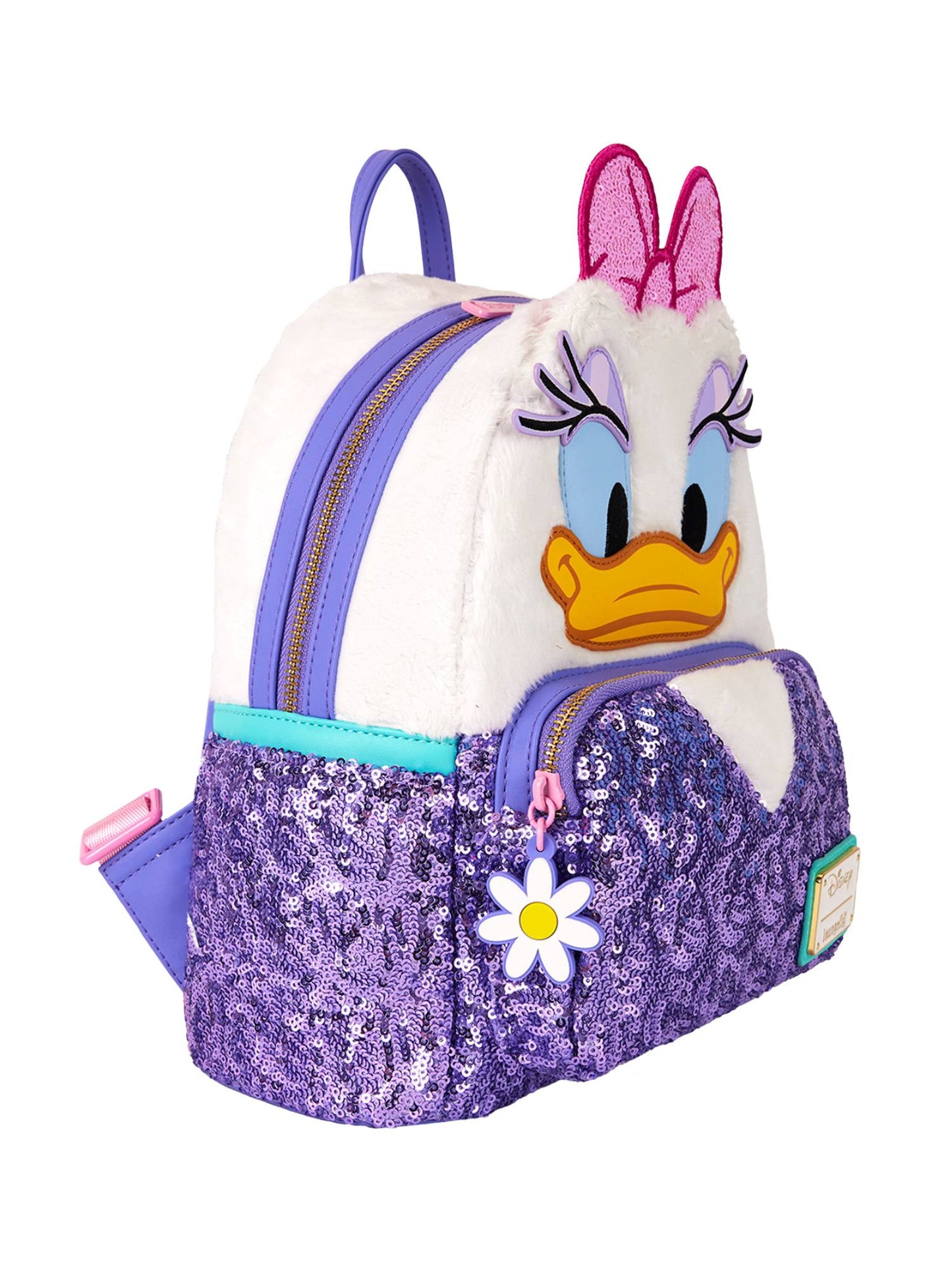 Loungefly x Disney Daisy Duck Plush Mini Backpack