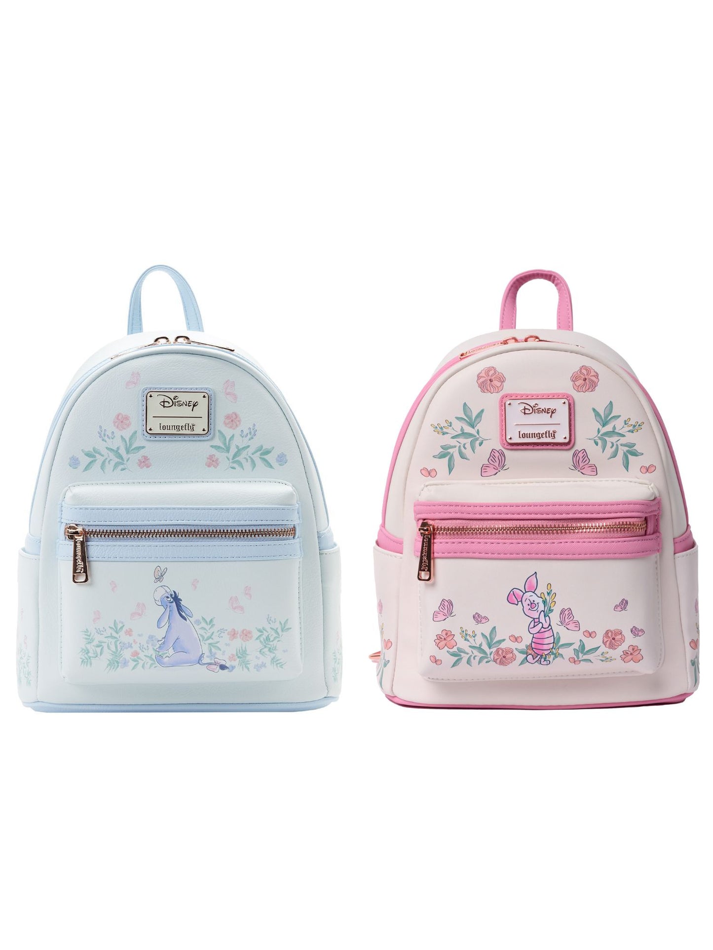 Loungefly x Disney Piglet & Eeyore Floral Mini Backpack Set