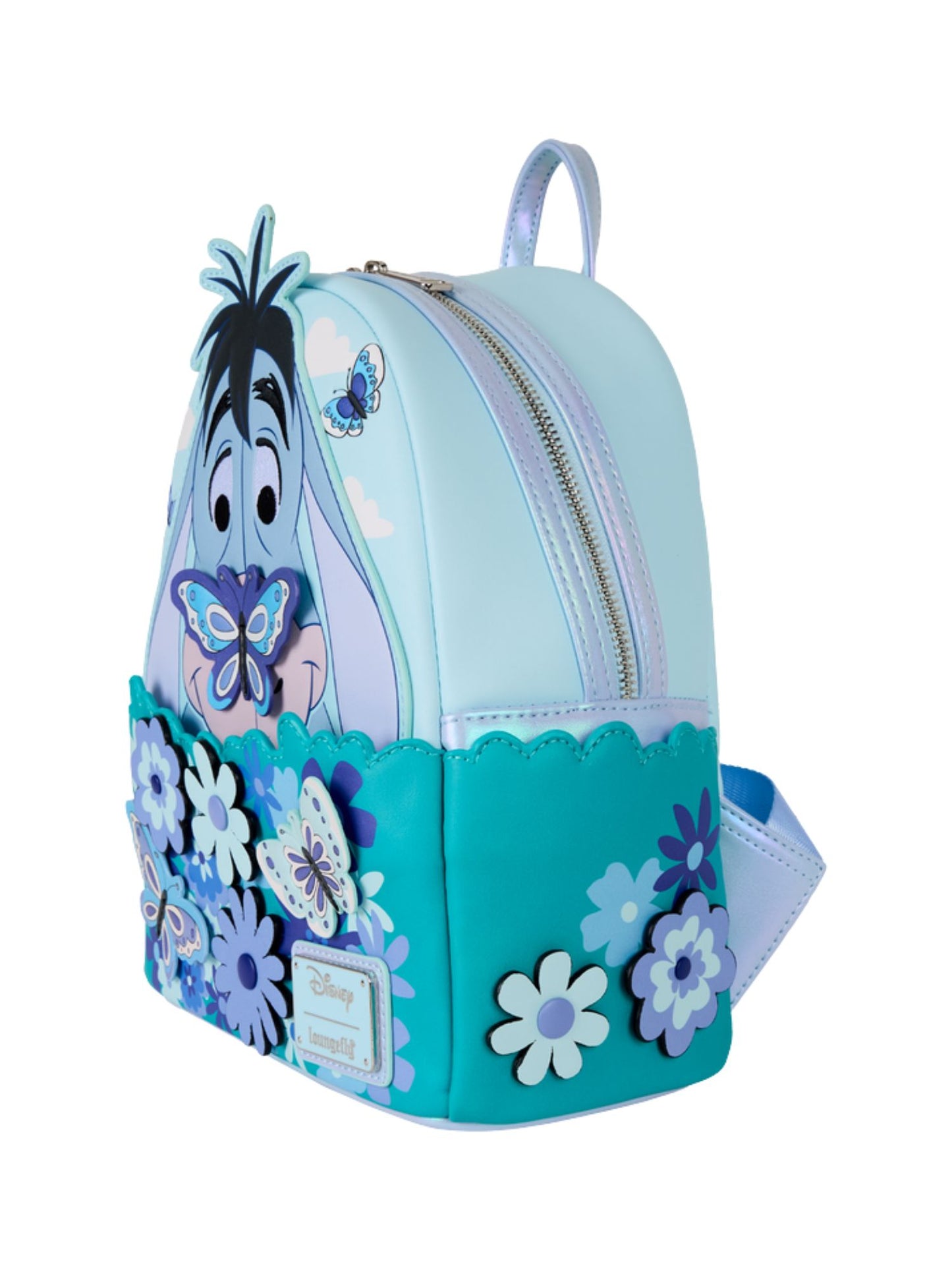 Loungefly x Disney Winnie The Pooh Floral Eeyore Cosplay Mini Backpack