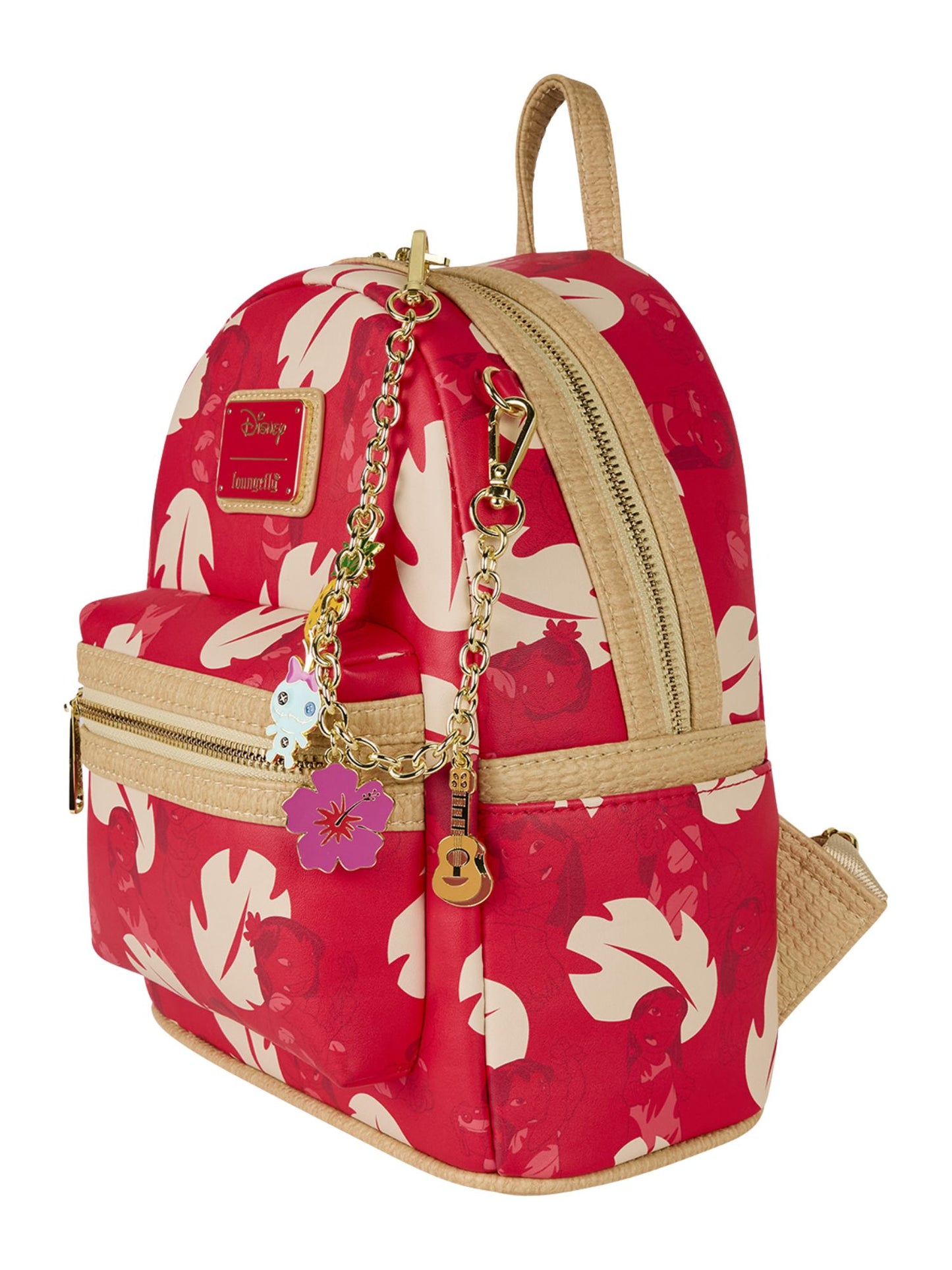 Loungefly x Disney Lilo and Stitch Mini Backpack Red