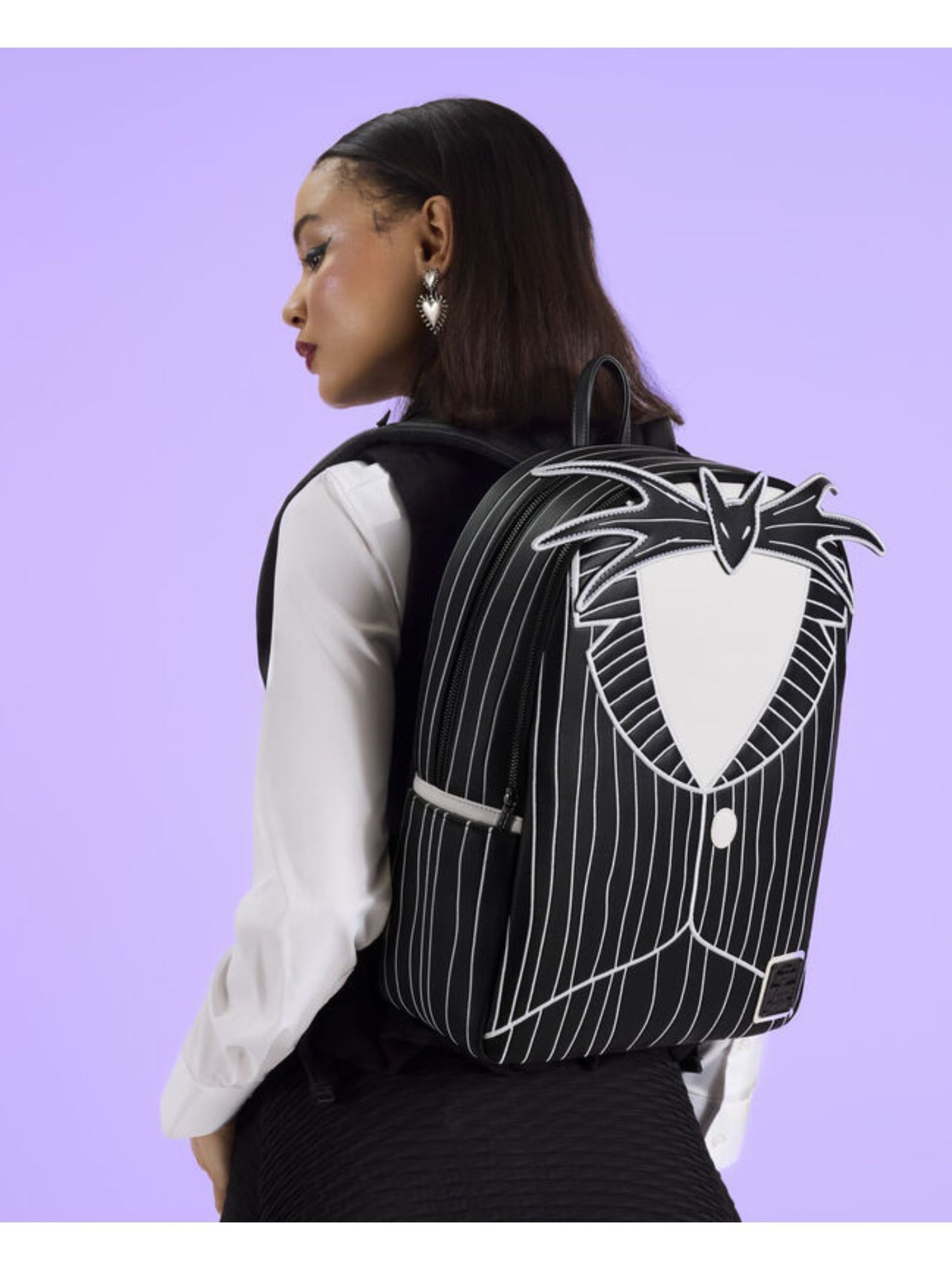 Loungefly x The Nightmare Before Christmas Jack Skellington Cosplay Full-Size Glow Backpack