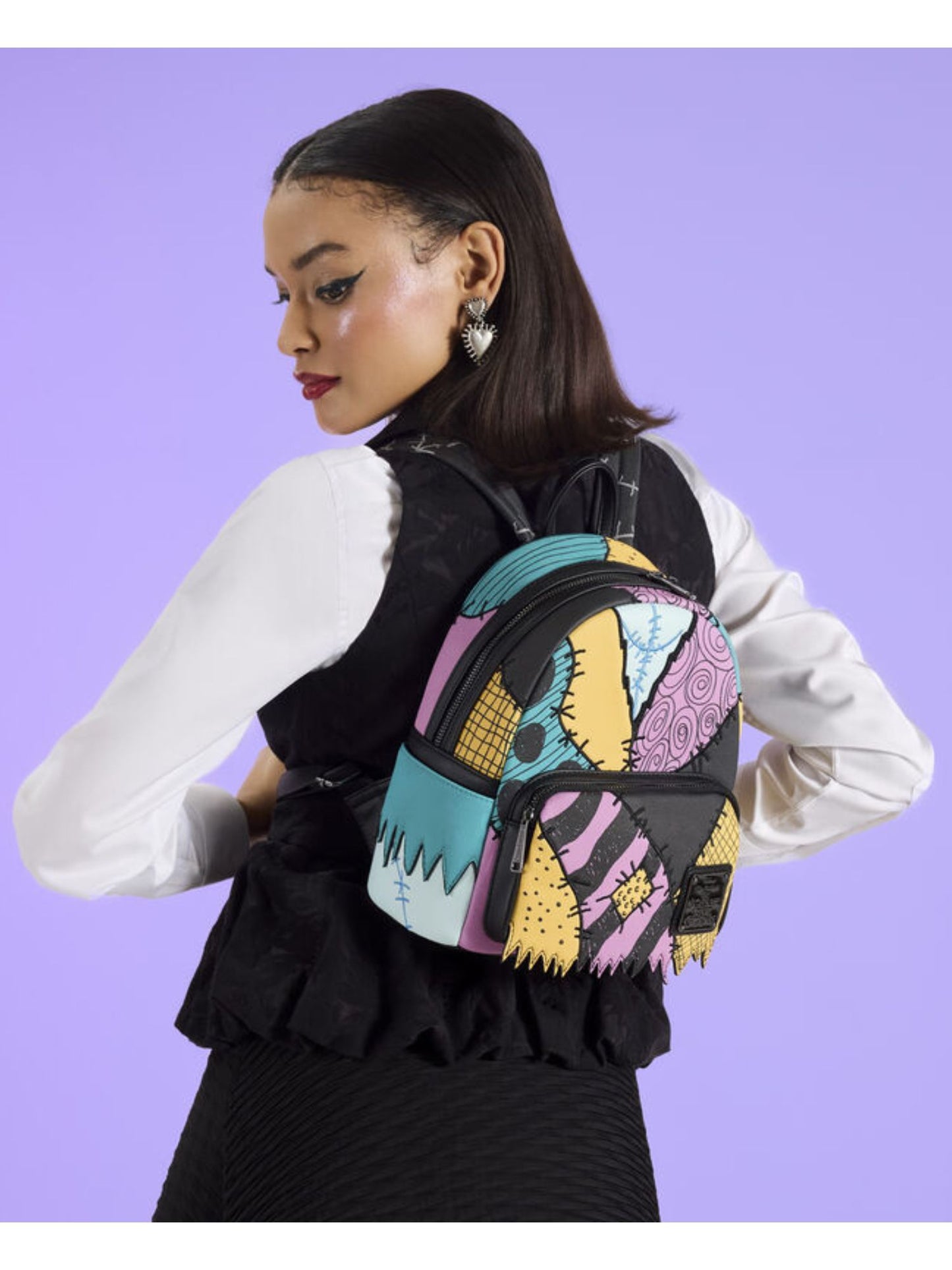 Loungefly x The Nightmare Before Christmas Sally Cosplay Mini Backpack