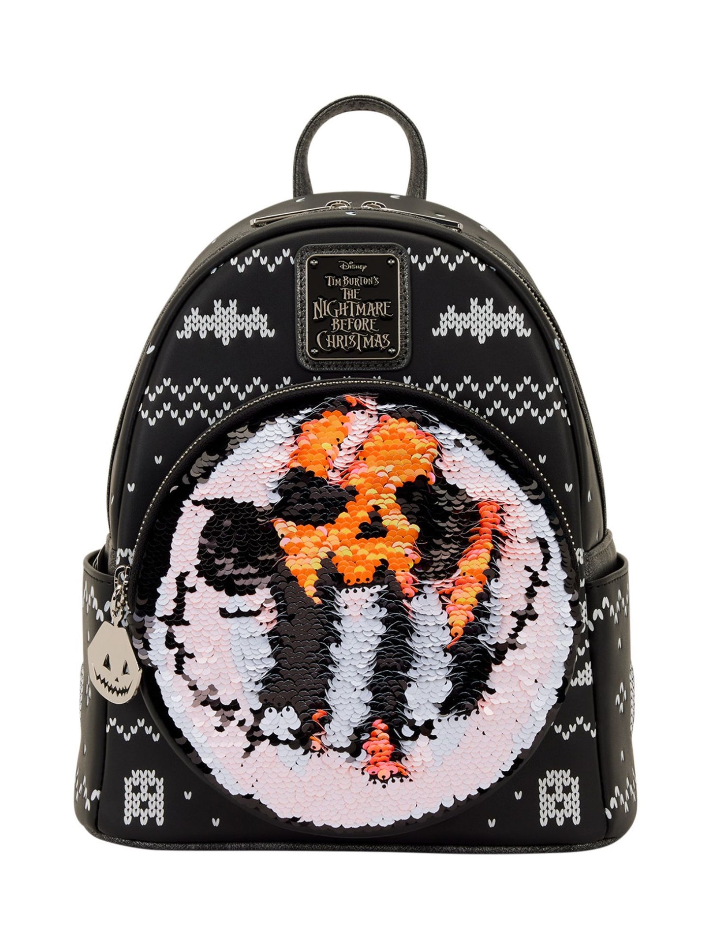 Loungefly x The Nightmare Before Christmas Jack Skellington Reversible Sequins Mini Backpack