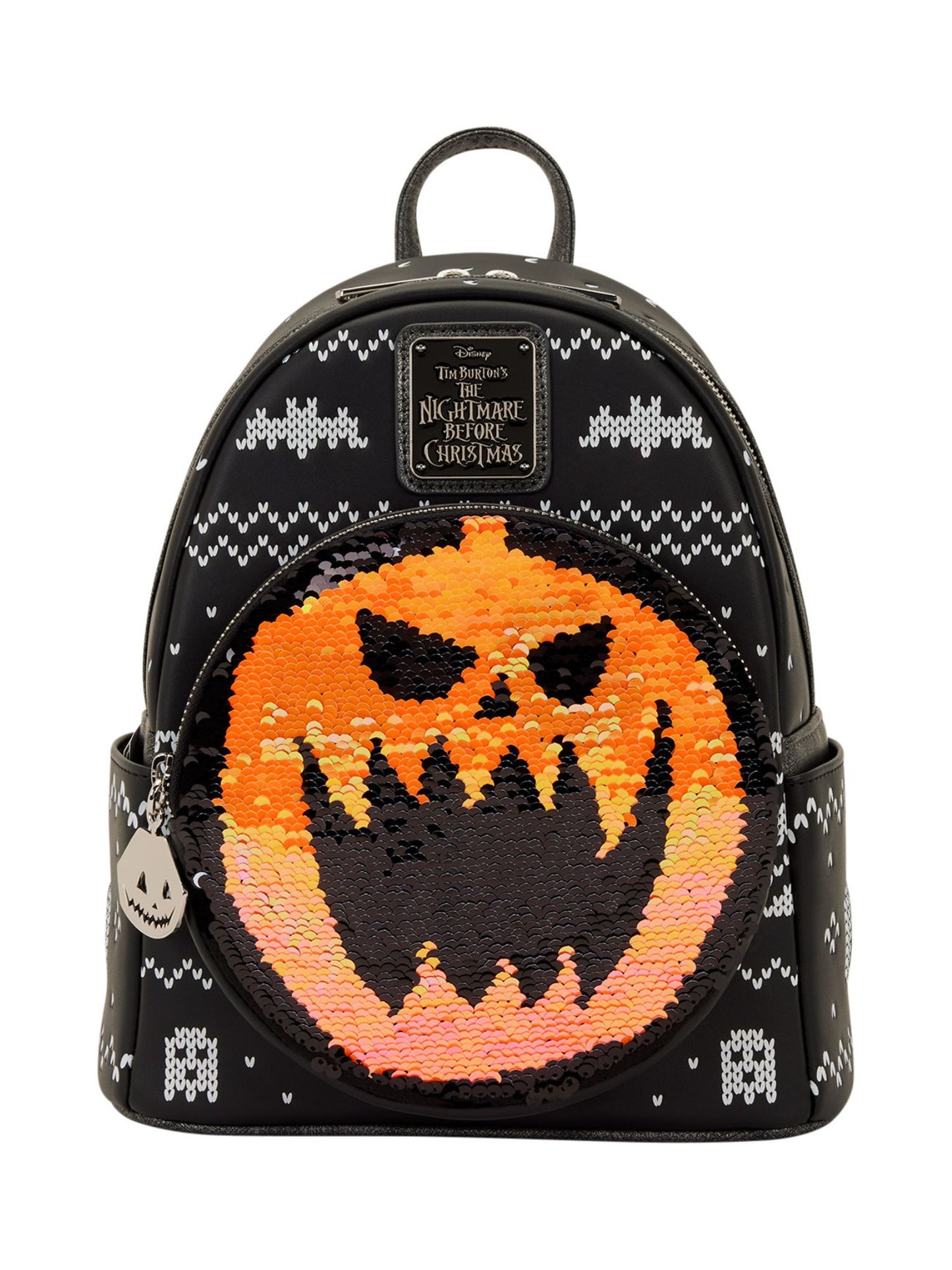 Loungefly x The Nightmare Before Christmas Jack Skellington Reversible Sequins Mini Backpack