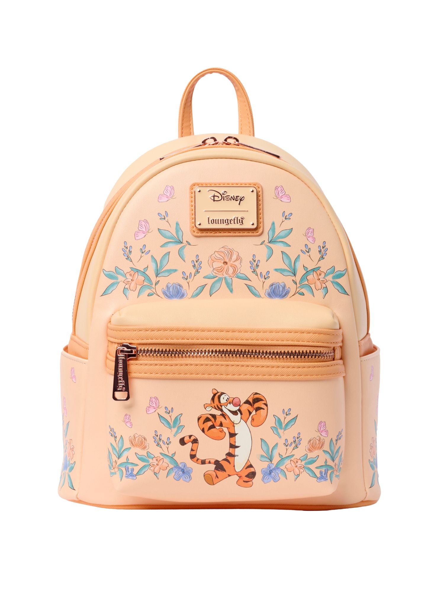 fkoral mini backpack Loungefly x Disney Tigger Floral Mini Backpack Winnie the Pooh Orange