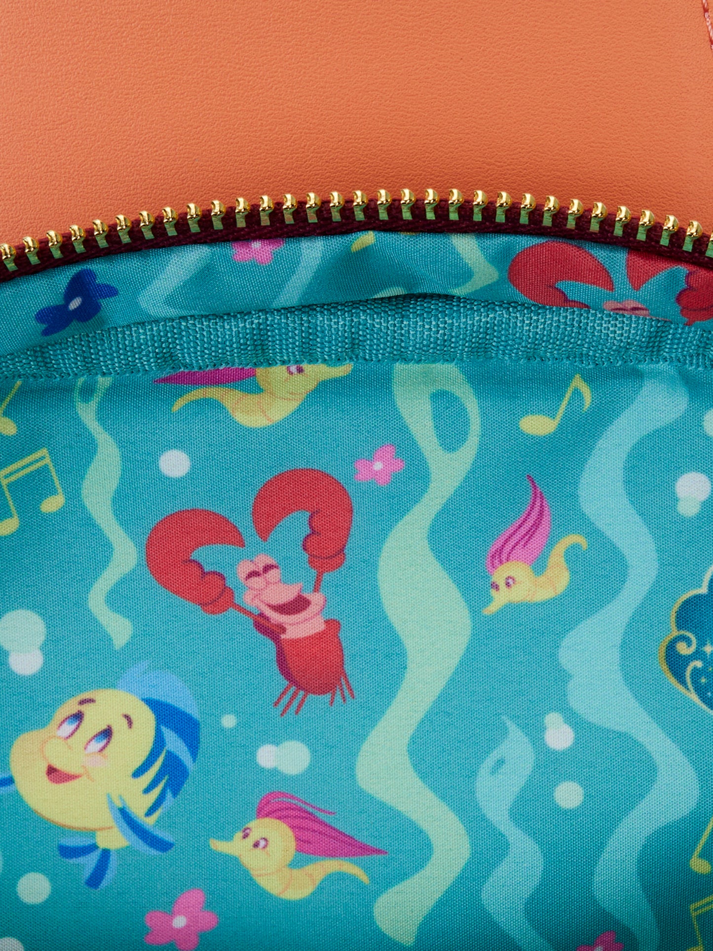 Loungefly x Disney The Little Mermaid Sebastian Crossbuddies Bag