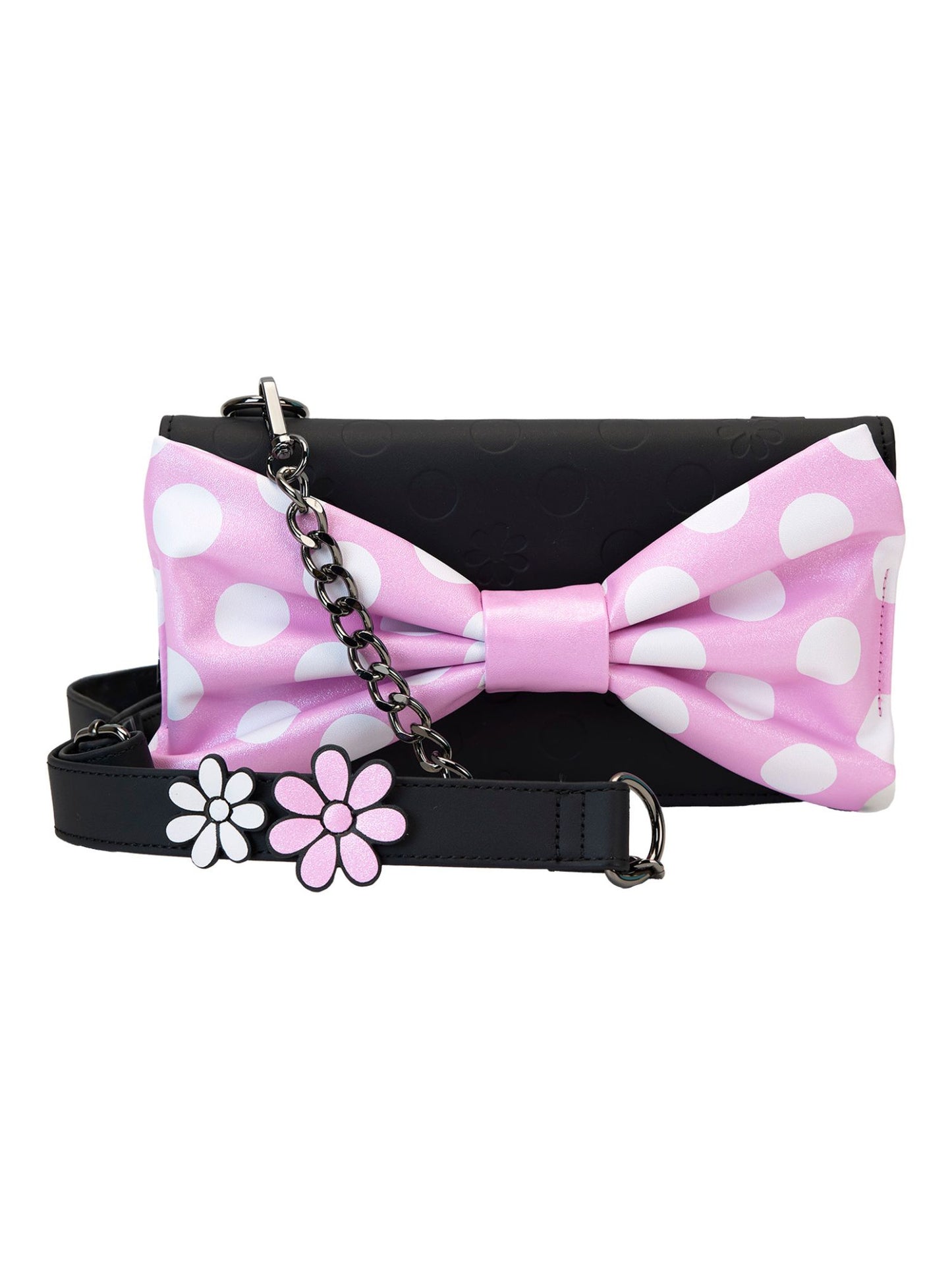 Loungefly x Disney Minnie Mouse Clutch Crossbody Bag Rock The Dots