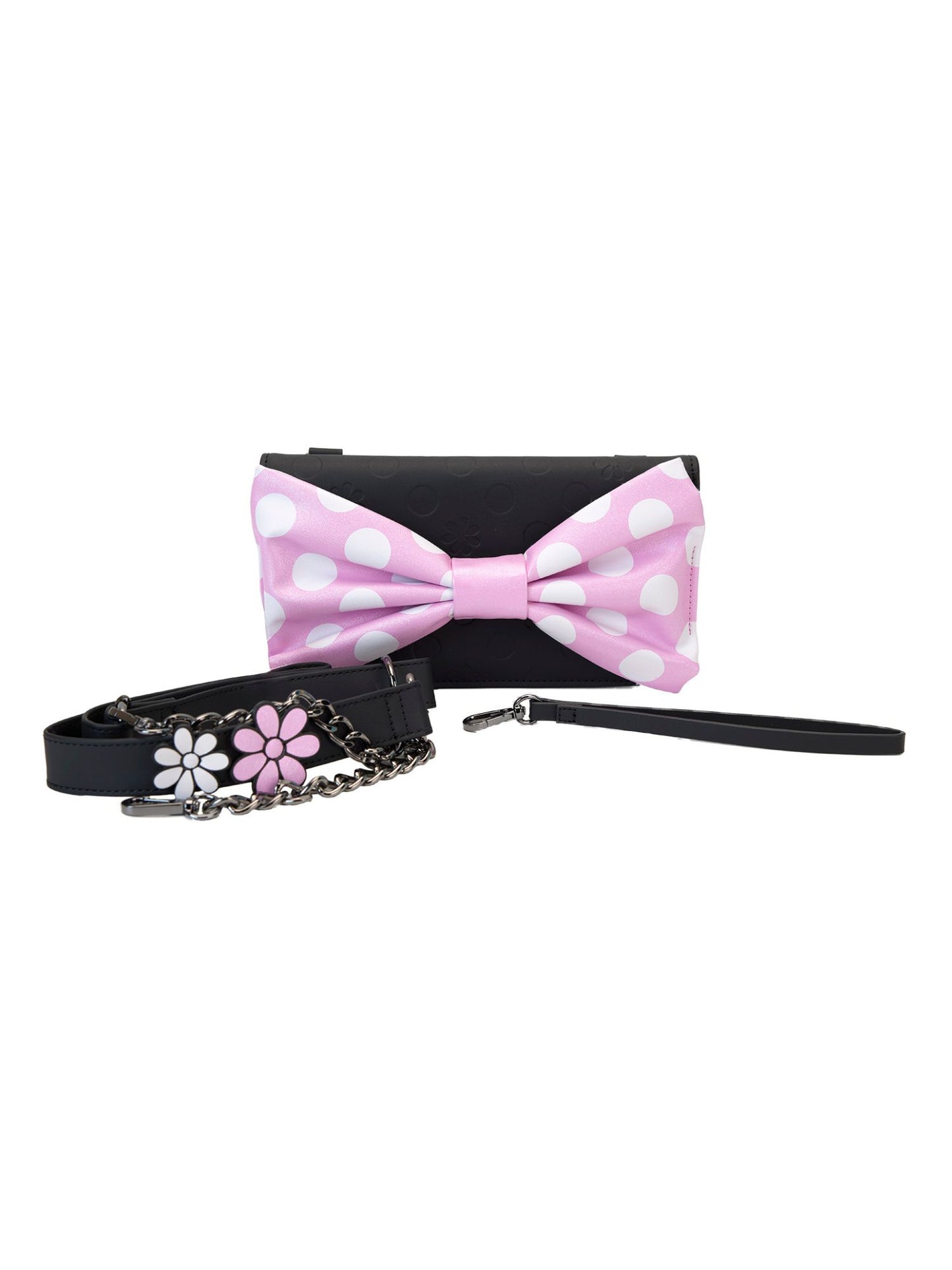 Loungefly x Disney Minnie Mouse Clutch Crossbody Bag Rock The Dots