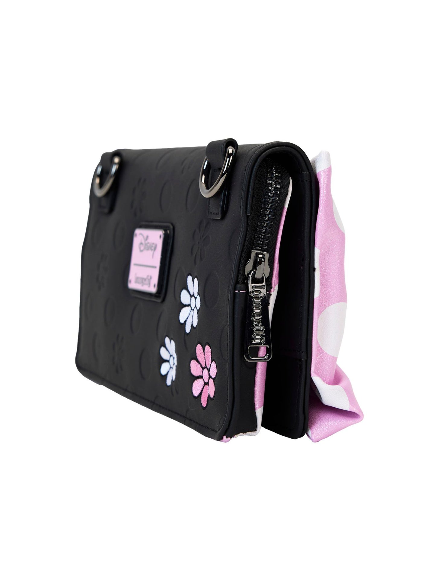 Loungefly x Disney Minnie Mouse Clutch Crossbody Bag Rock The Dots