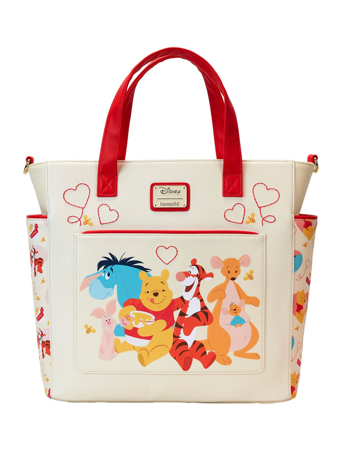 Loungefly x Disney Winnie The Pooh & Friends Convertible Backpack & Tote Bag
