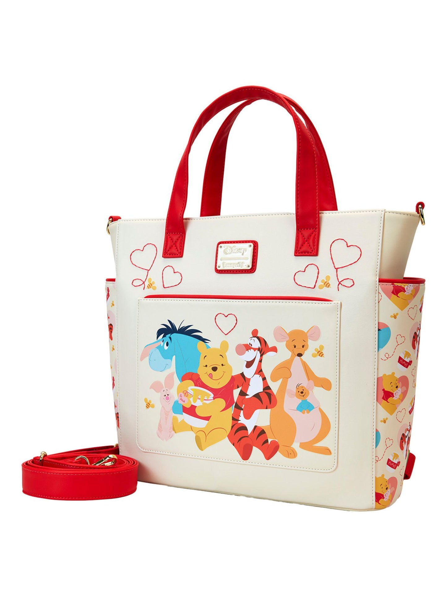 Loungefly x Disney Winnie The Pooh & Friends Convertible Backpack & Tote Bag