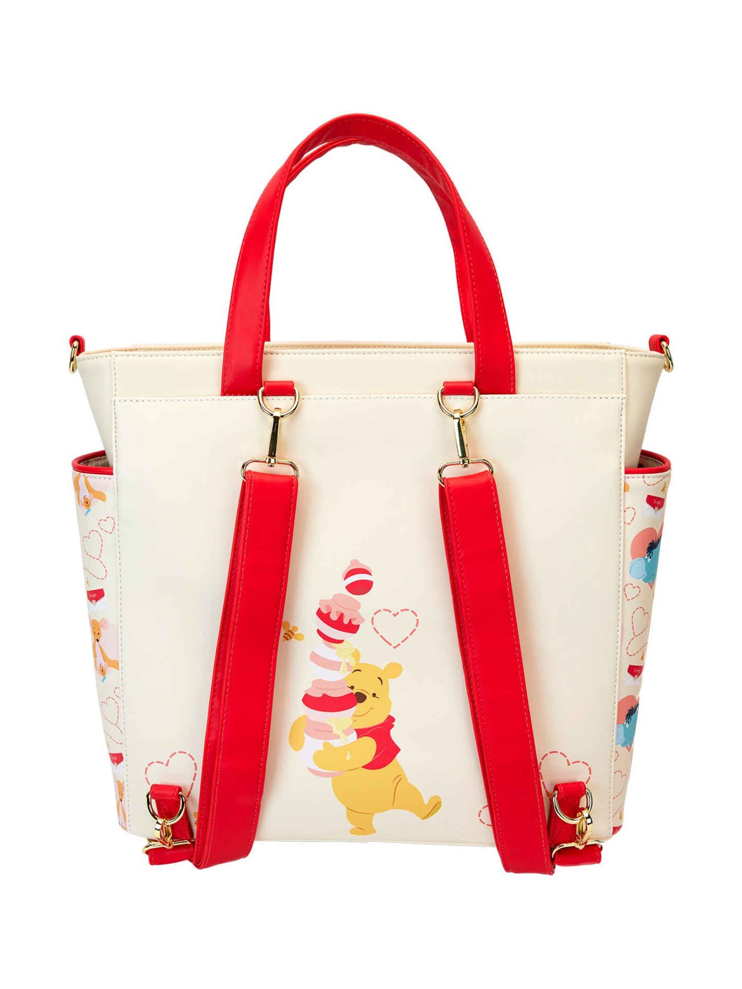 Loungefly x Disney Winnie The Pooh & Friends Convertible Backpack & Tote Bag