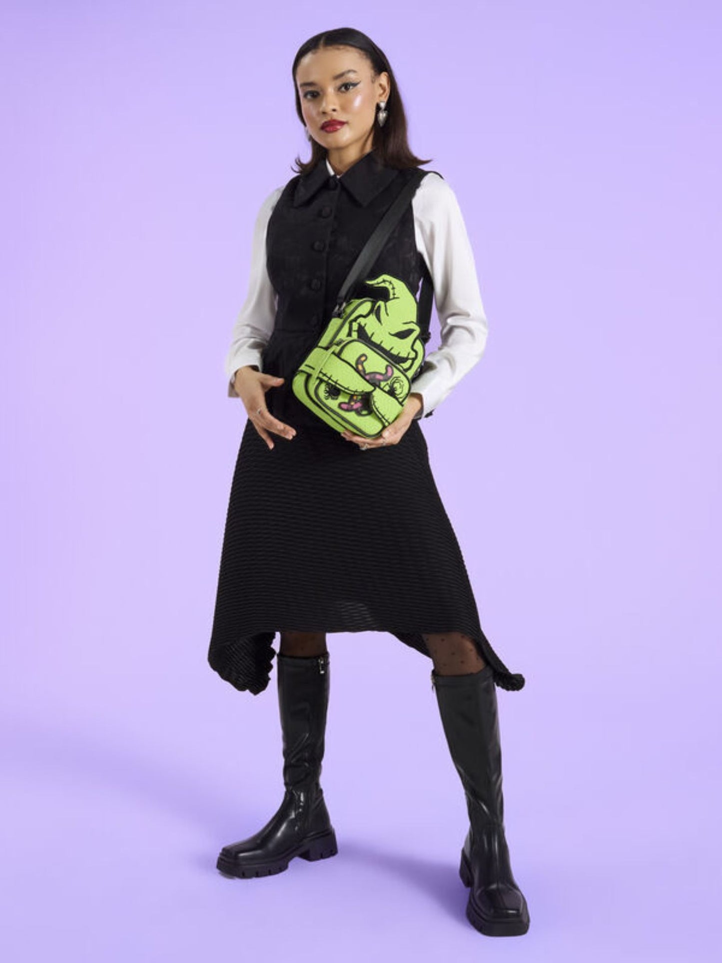 Loungefly x Disney Nightmare Before Christmas Oogie Boogie Crossbuddies Bag