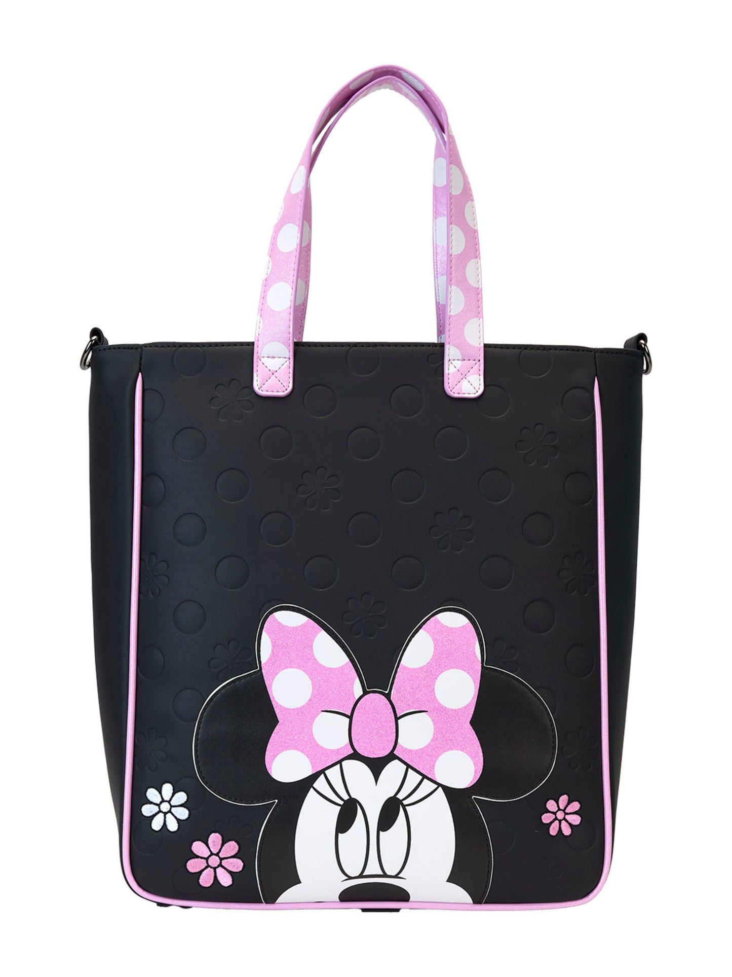 Loungefly x Disney Minnie Mouse Tote Bag With Coin Bag Rock The Dots