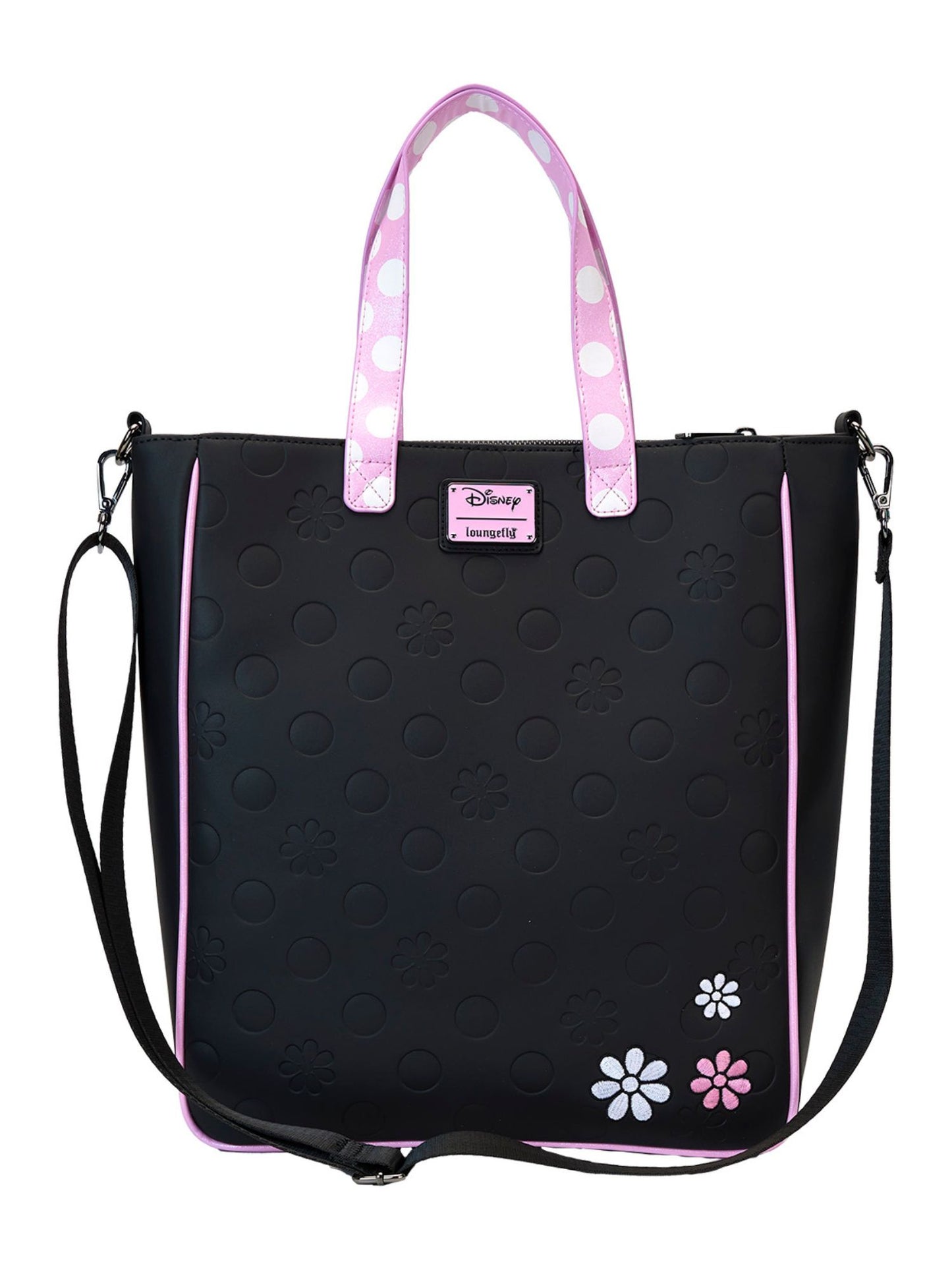 Loungefly x Disney Minnie Mouse Tote Bag With Coin Bag Rock The Dots