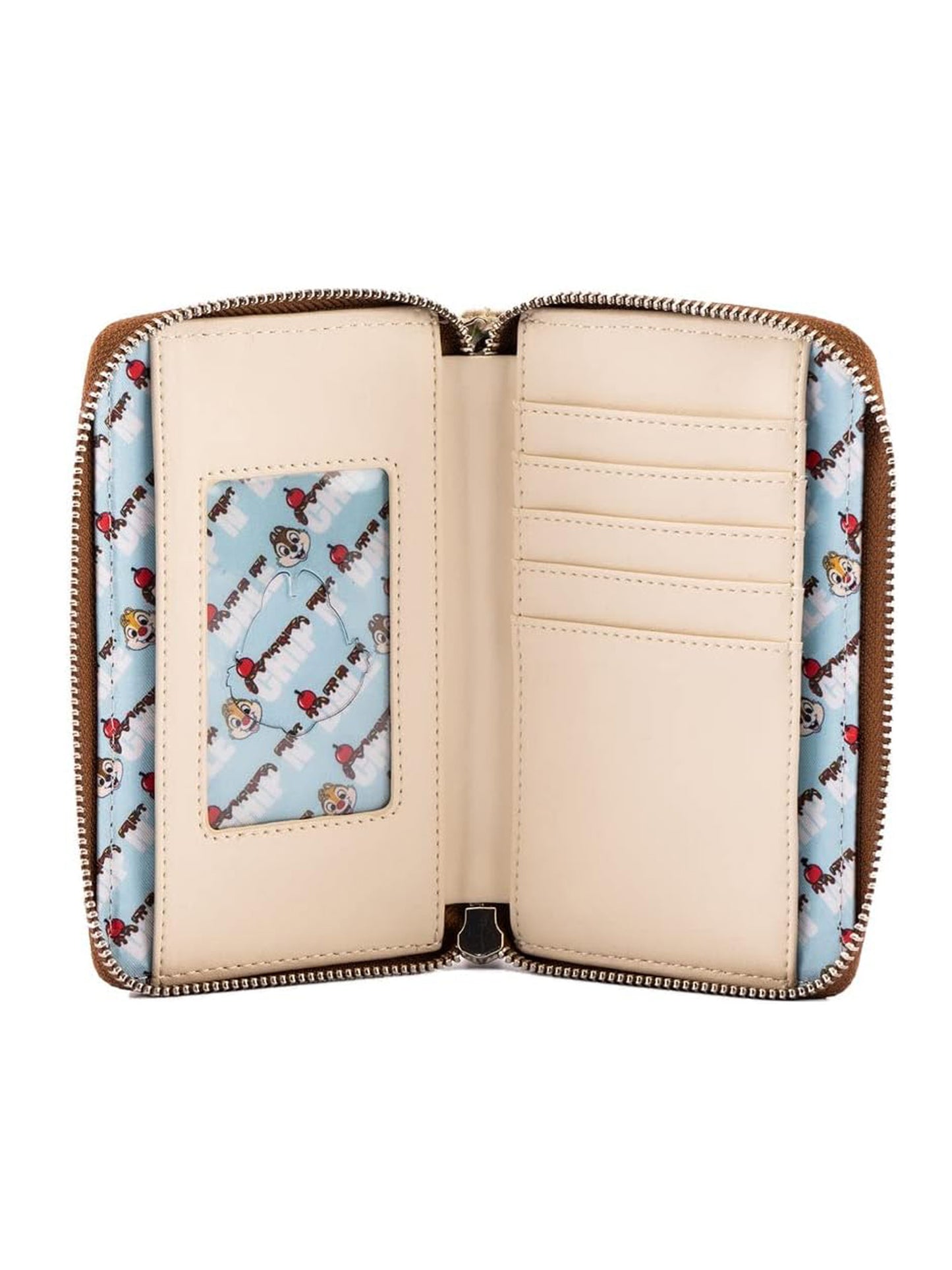 Loungefly x Disney Chip & Dale Cherry On Top Embroidered Zip Around Wallet