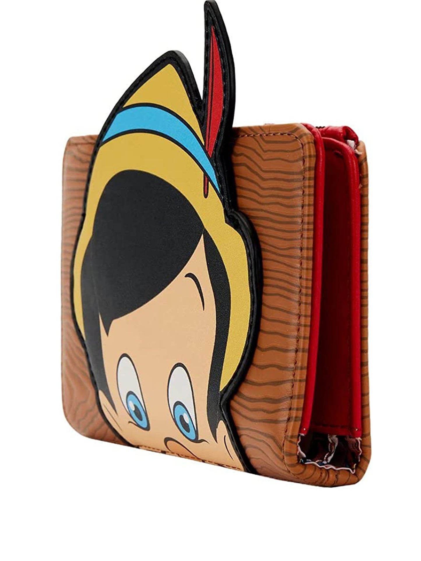 Loungefly x Disney Pinocchio Peeking Flap Button Wallet