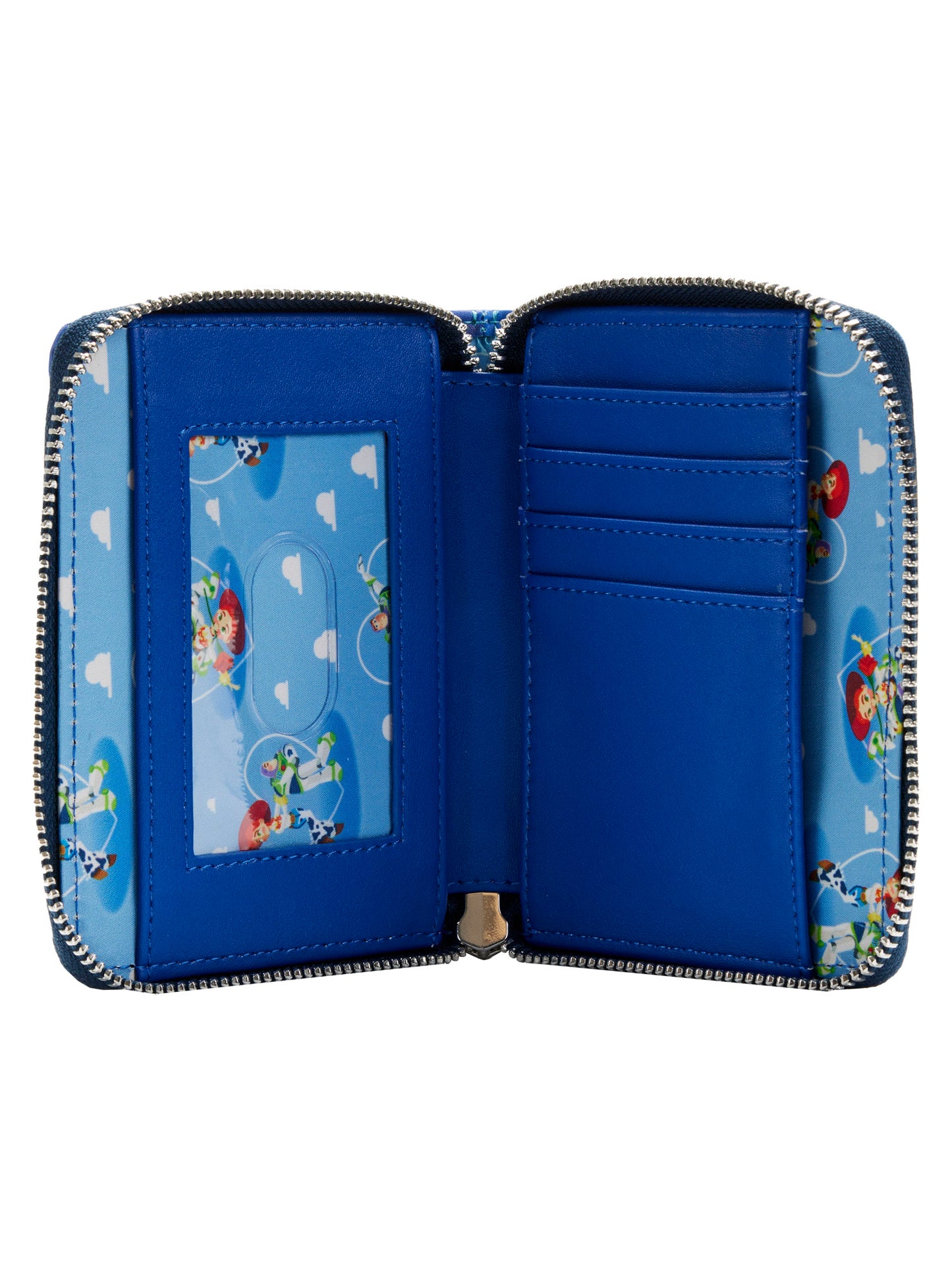 Loungefly x Pixar Women's Zip Around Wallet Toy Story Buzz Jessie Woody