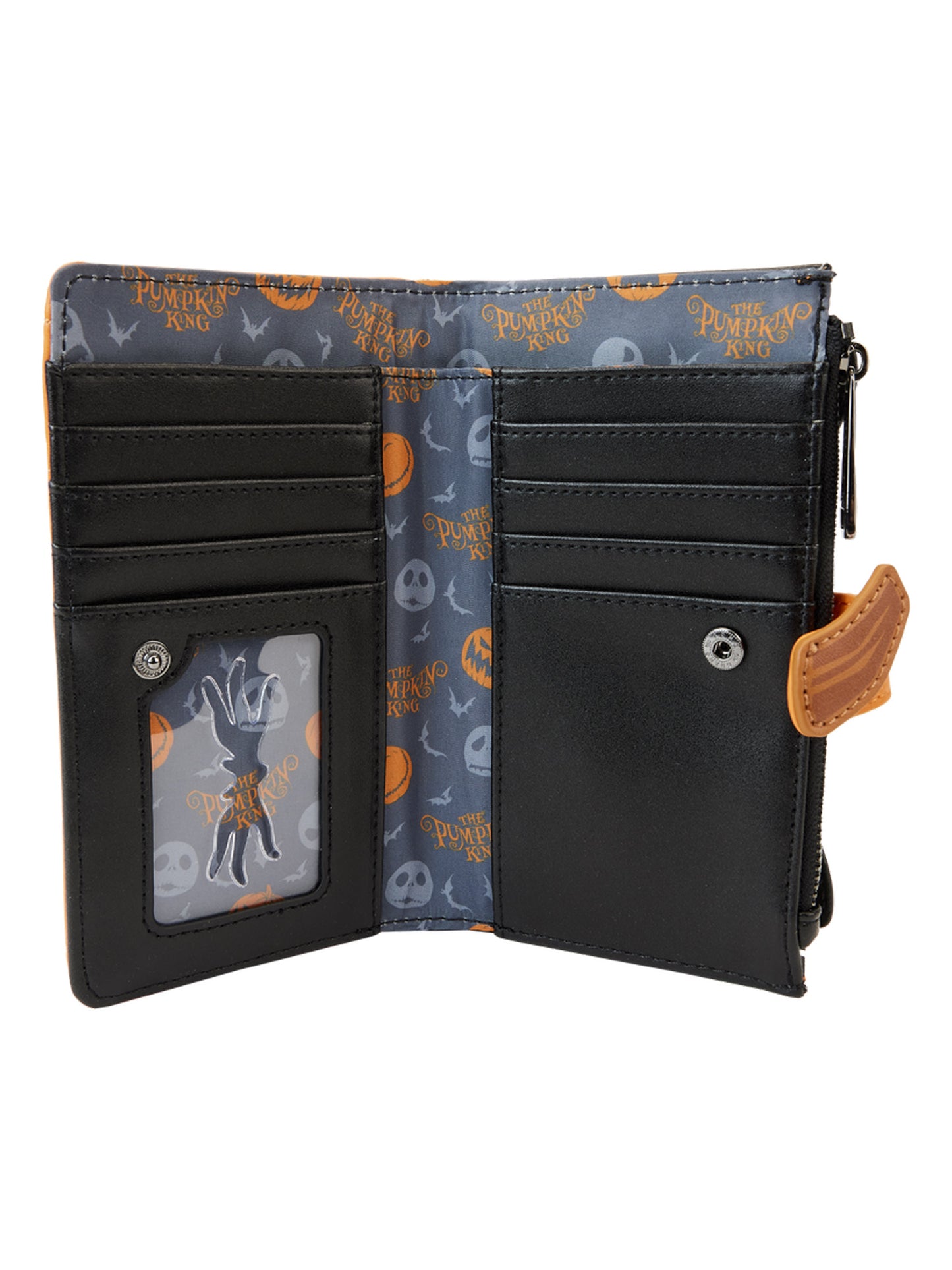 Loungefly x Nightmare Before Christmas Jack Pumpkin Flap Button Wallet