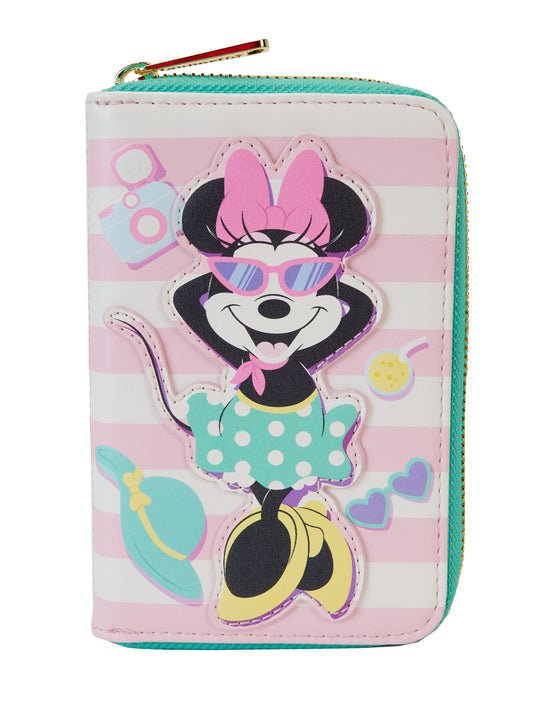 **Pre-Sale** Loungefly x Disney Minnie Mouse Vacation Style Zip Around Wallet
