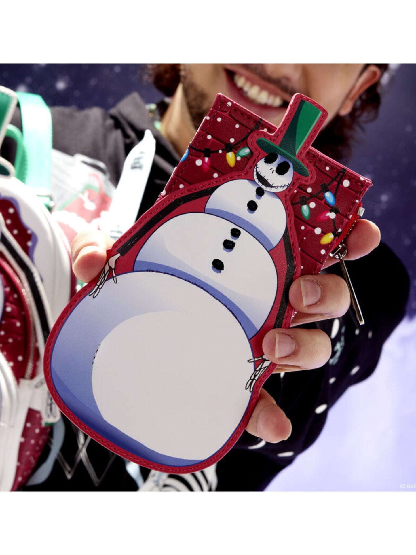 Loungefly x The Nightmare Before Christmas Snowman Jack Skellington Card Holder