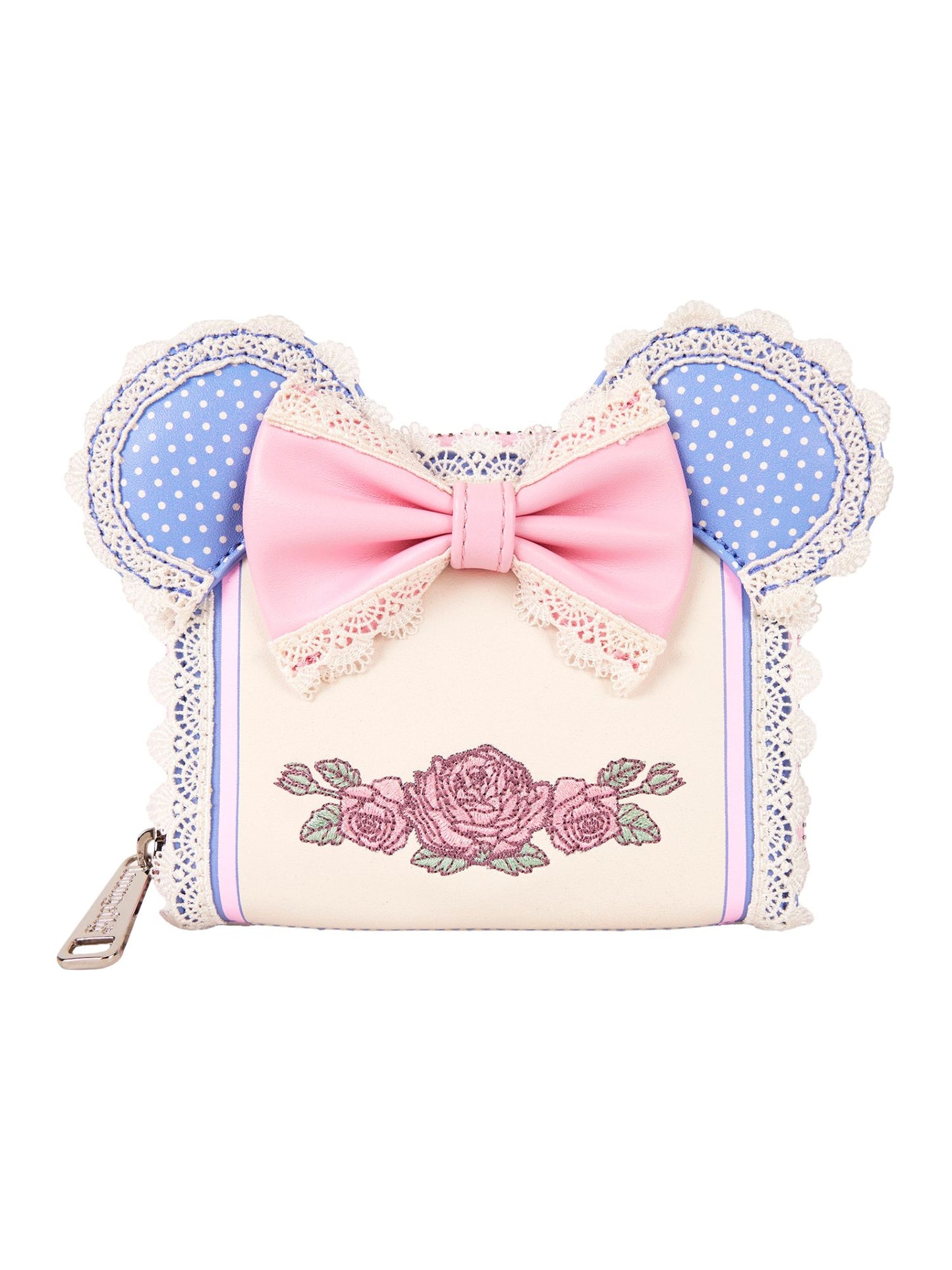Loungefly x Disney Minnie Mouse Floral and Lace Zip Around Wallet
