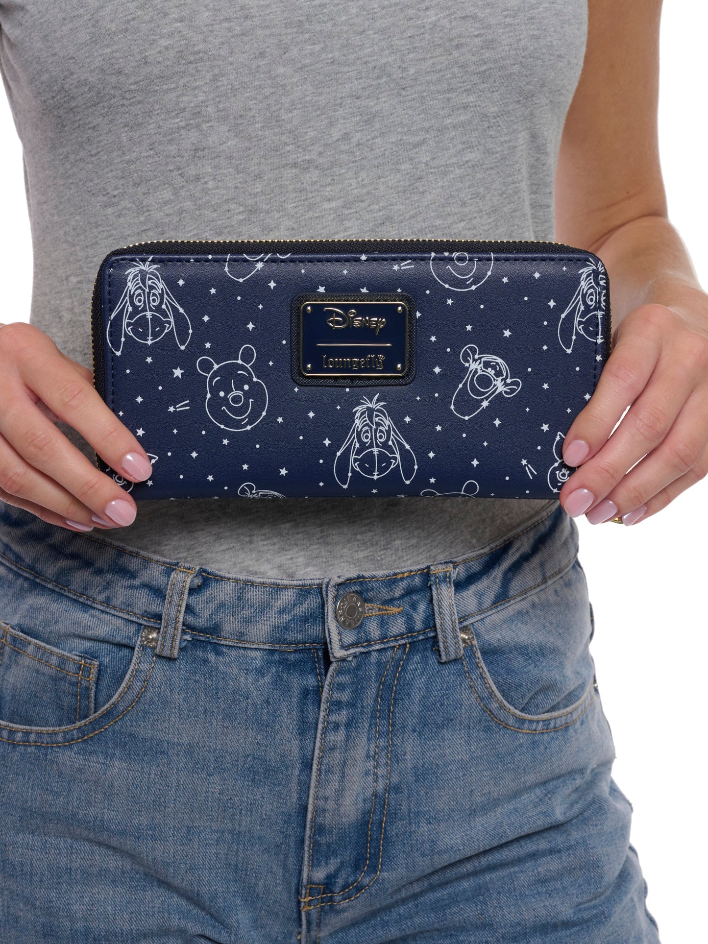 Loungefly x Disney Winnie the Pooh Constellation Zip Around Wallet Glow-in-the-Dark