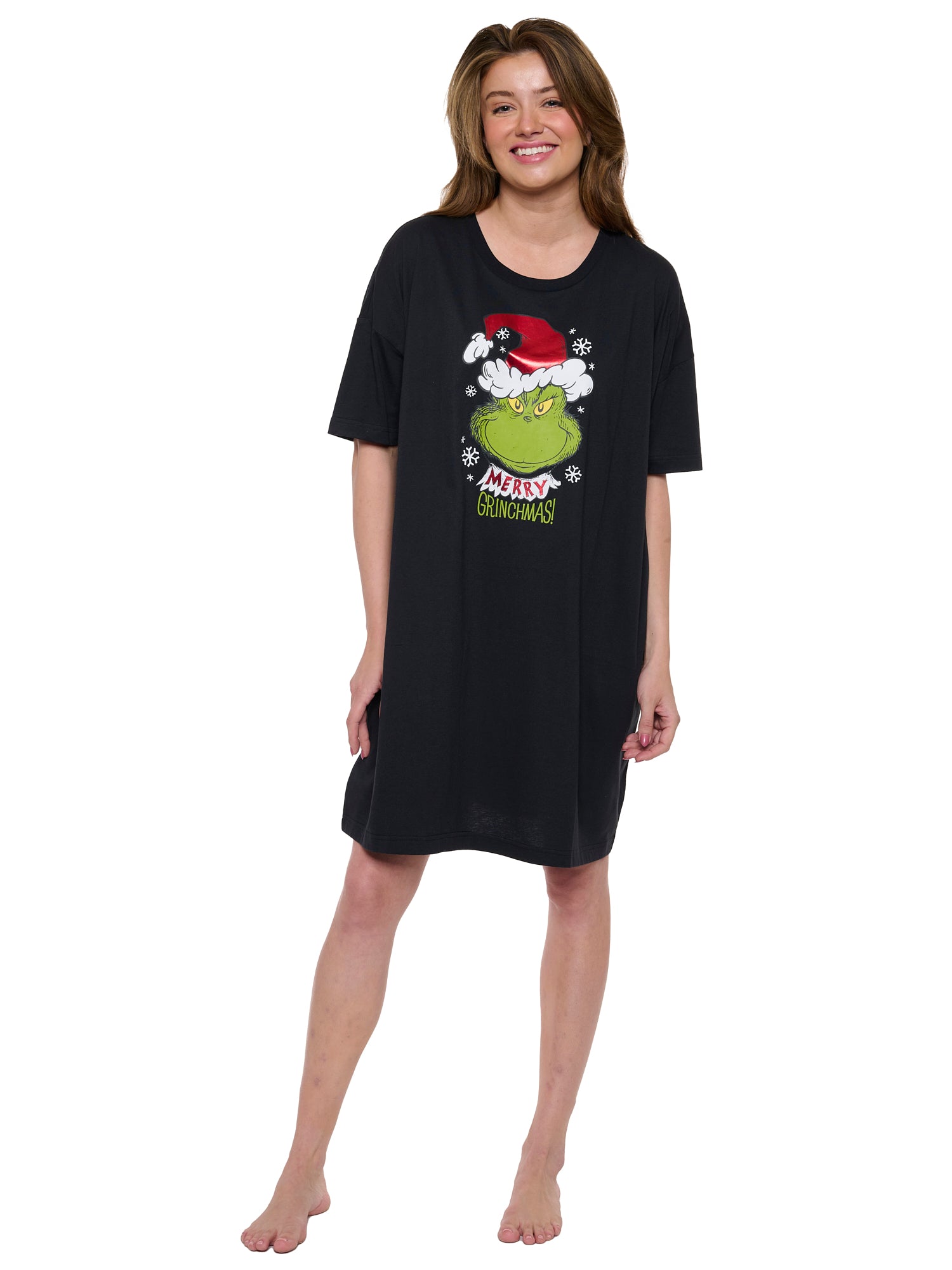 Womens & Womens Plus Size The Grinch Sleep Shirt Merry Grinchmas Night Open and Clothing Womens & Womens Plus Size The Grinch Sleep Shirt Merry Grinchmas Night Open and Clothing