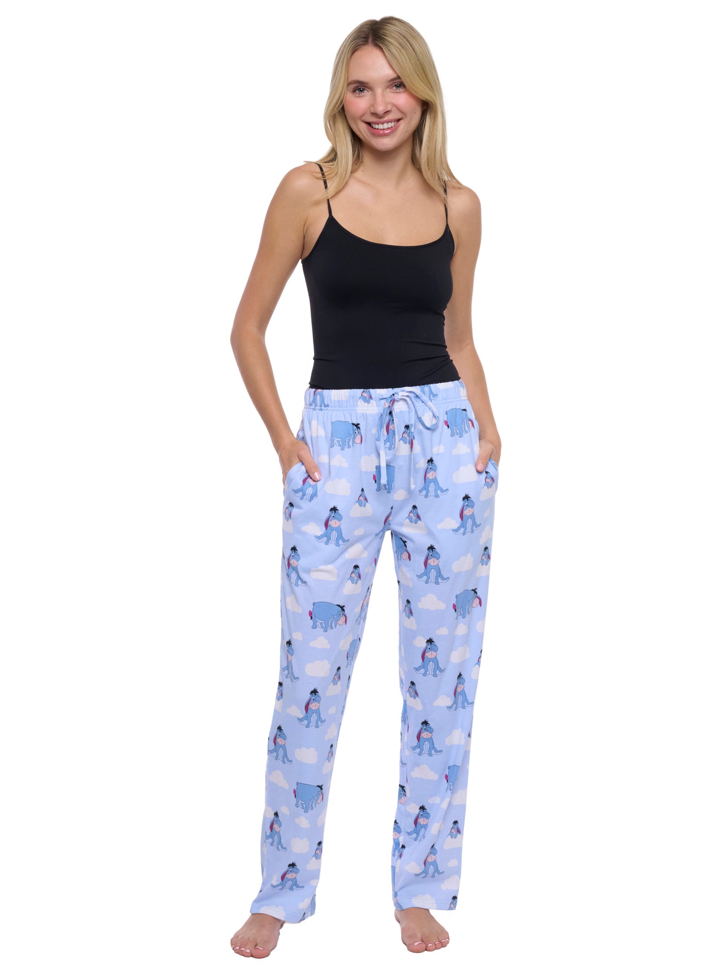 Winnie The Pooh Eeyore Pajama Pants Sleepwear Loungewear Womens & Women's Plus