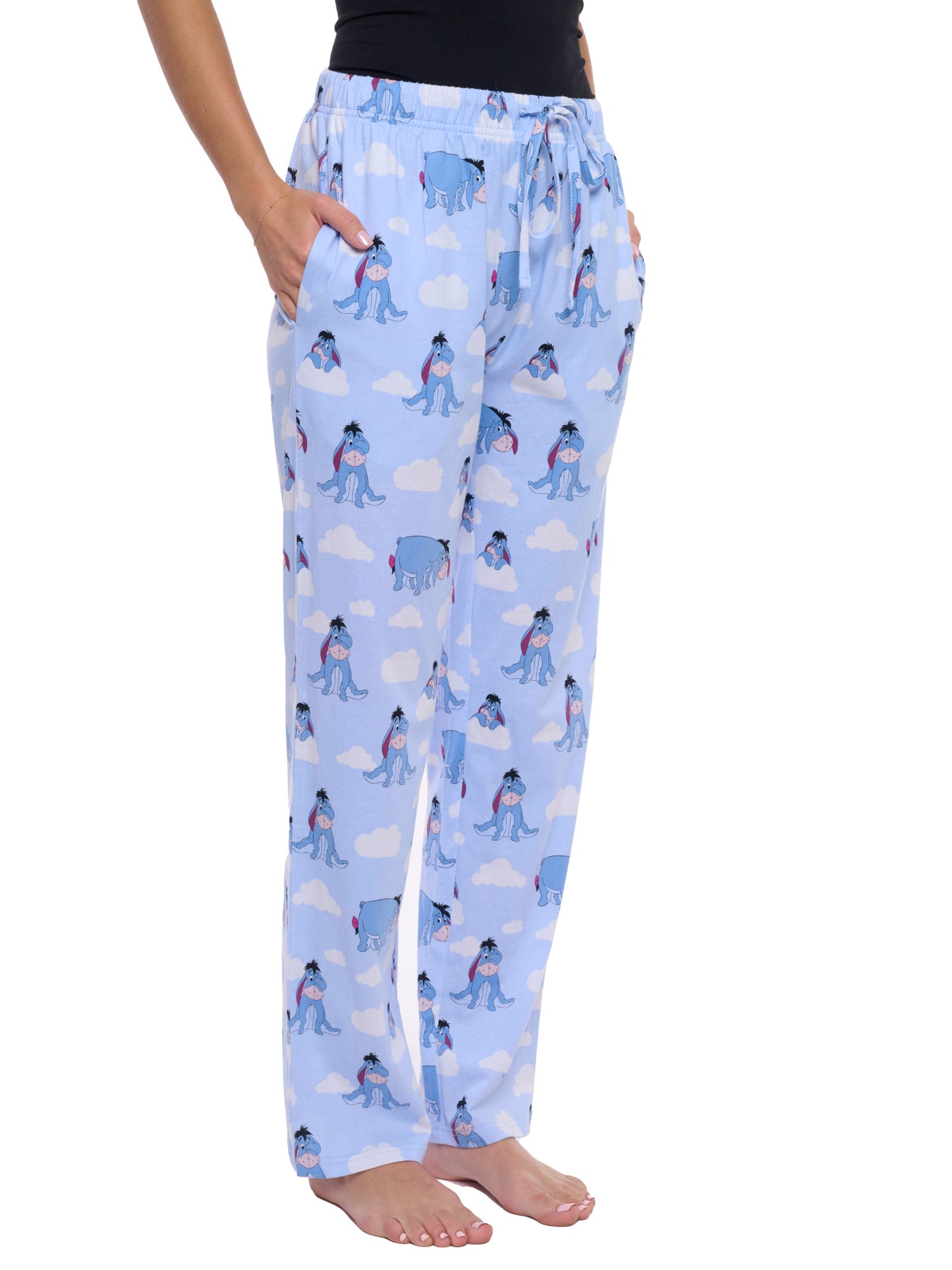 Winnie The Pooh Eeyore Pajama Pants Sleepwear Loungewear Womens & Women's Plus