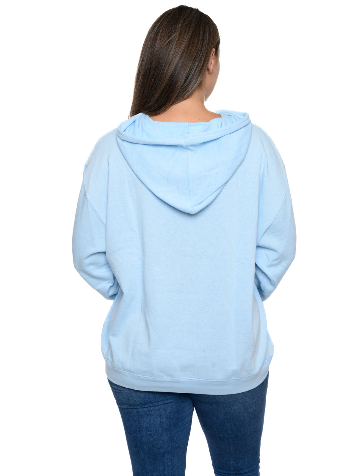 Womens Plus Size Eeyore Hoodie Sweatshirt Fleece Pullover Disney
