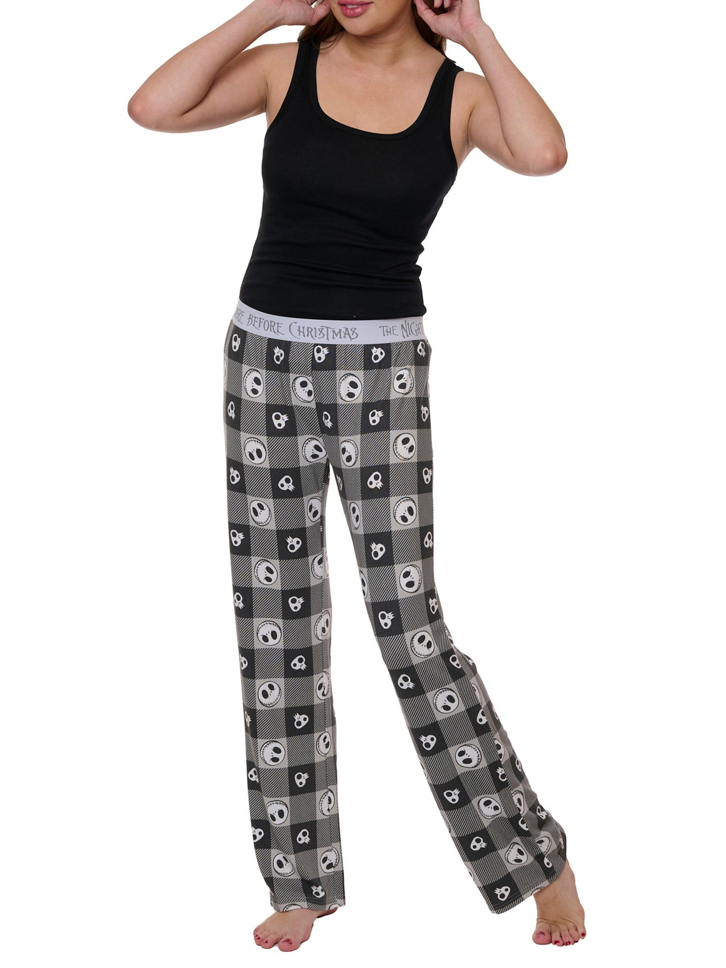 Nightmare Before Christmas Lounge Pajama Disney Sleep Pants Womens Disney