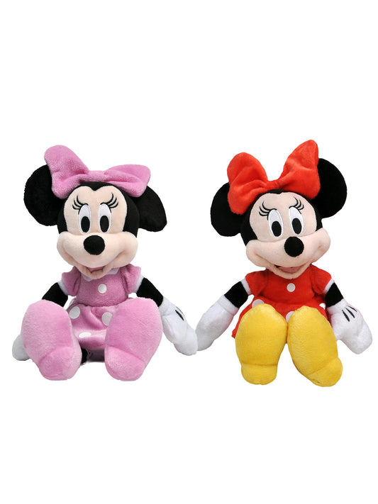 Disney Minnie Mouse Pink and Red Plush Doll Toys 2-Piece Gift Set Girls Toddler