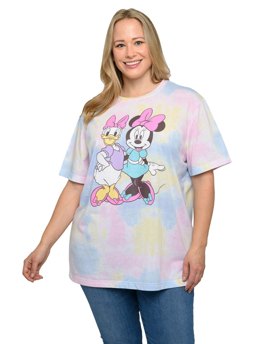 Minnie Mouse Daisy Duck T-Shirt Pastel Disney Women's Plus Size