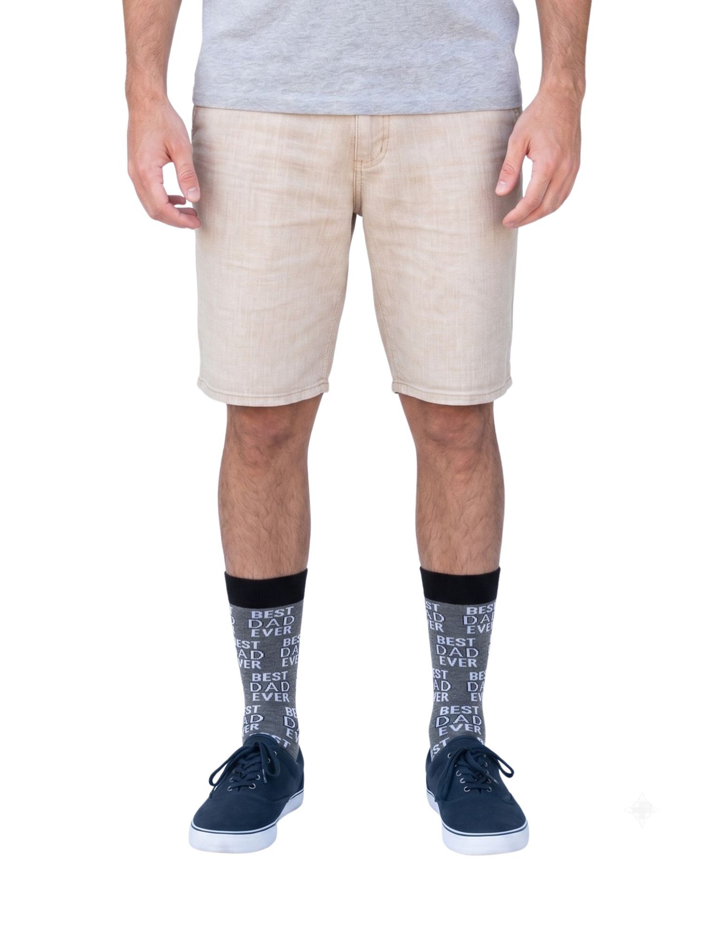 Men's Number 1 Dad & Best Dad Ever Novelty Funny Socks Father's Day 2-PACK