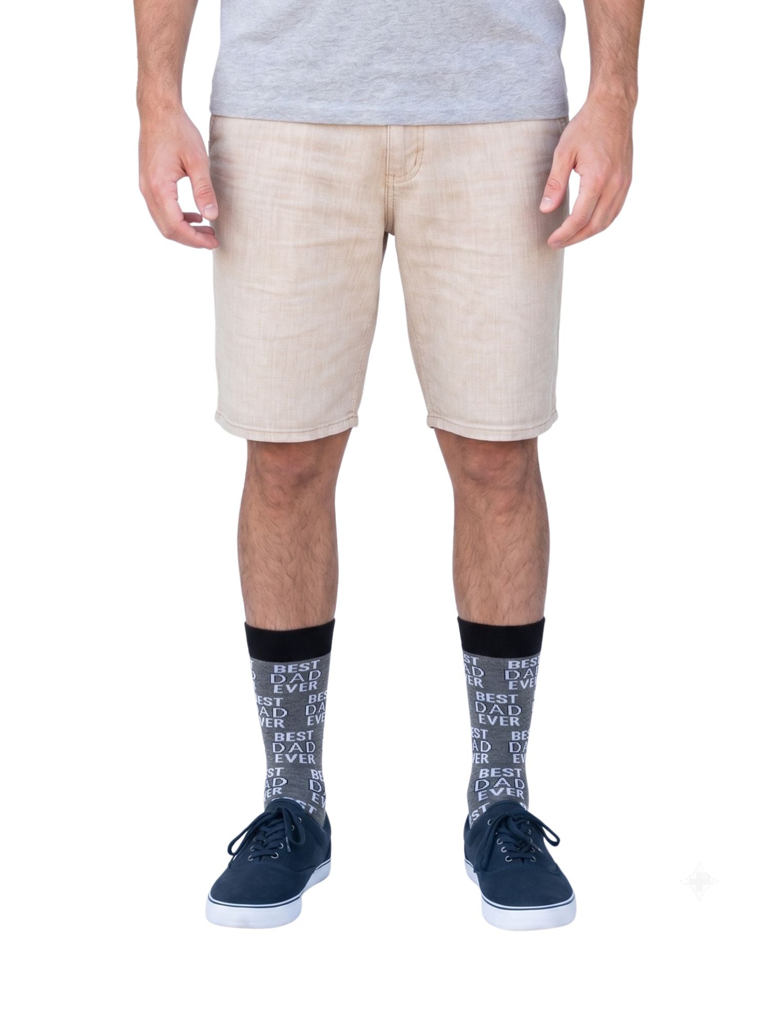Men's Number 1 Dad & Best Dad Ever Novelty Funny Socks Father's Day 2-PACK