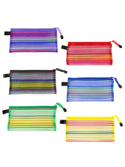 Stitch Duffel Bag 17" Detachable Shoulder Strap & Zipper Mesh Accessories Pouch