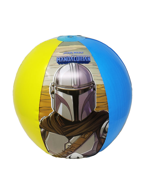 Star Wars Inflatable Beach Ball 13.5 Grogu Baby Yoda & 18" Drawstring Sling Bag