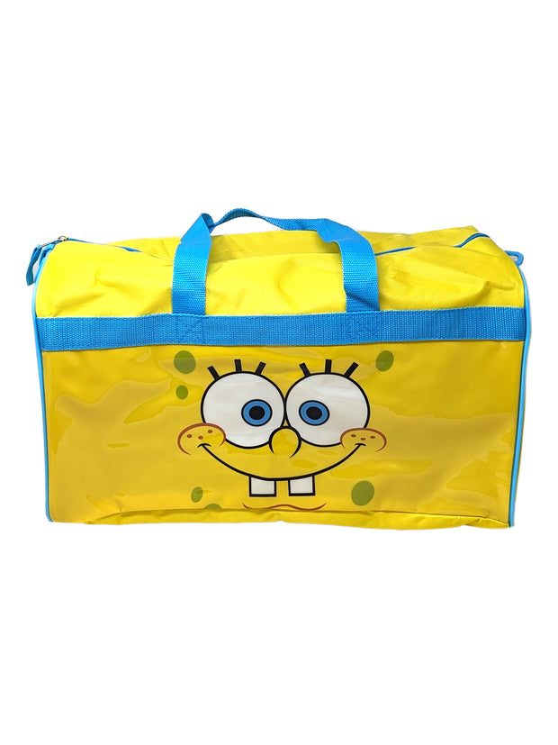 Nickelodeon Spongebob Squarepants Duffel Bag 18" Carry-on Travel Yellow