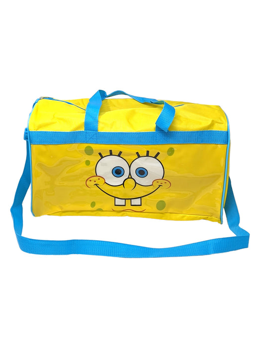 Nickelodeon Spongebob Squarepants Duffel Bag 18" Carry-on Travel Yellow