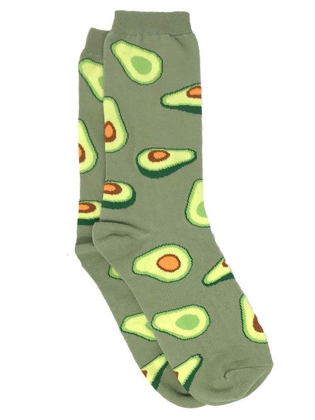 Women's #1 Mom Socks & Avocados All-Over Print Novelty Socks - 2-Pairs