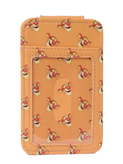 Disney Tigger Orange Slim Card Holder Wallet for Women Winnie the Pooh ID Case