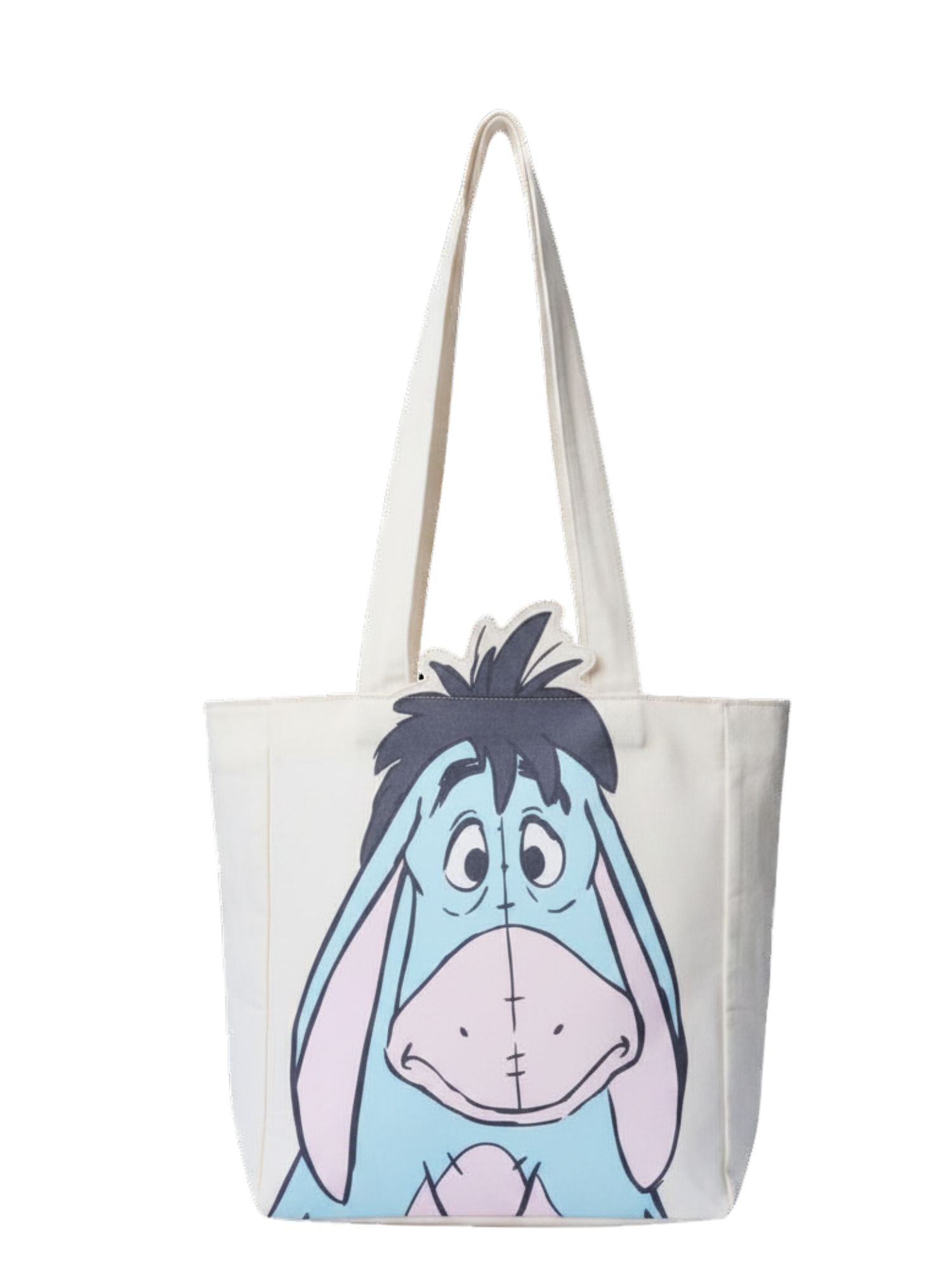 Disney Eeyore Die-Cut Canvas Tote Bag with Shaped Top