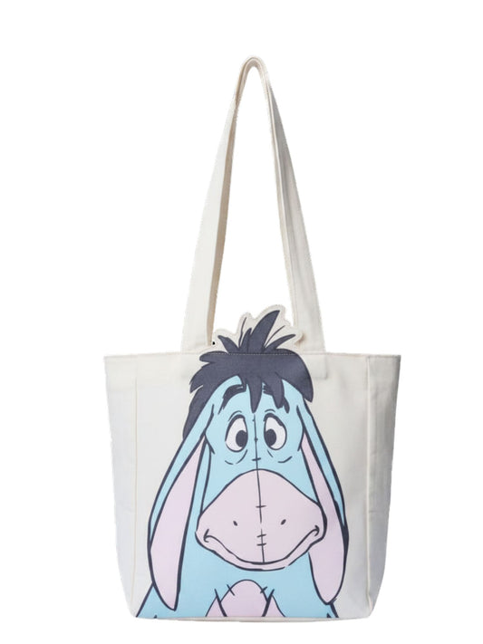 Disney Eeyore Die-Cut Canvas Tote Bag with Shaped Top