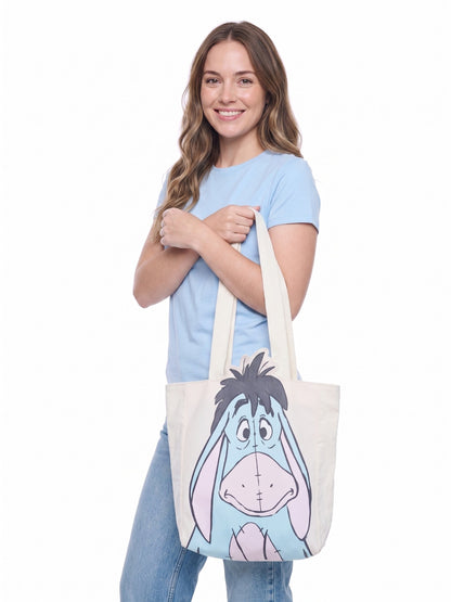 Disney Eeyore Die-Cut Canvas Tote Bag with Shaped Top