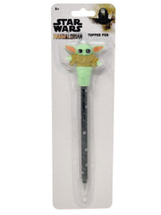 Star Wars Grogu Crossbody Bag Purse Round 6" Small w/ Disney Topper Pen Set