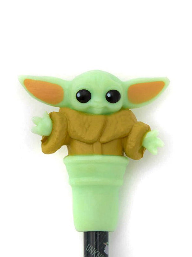 Star Wars The Mandalorian The Child Grogu Topper Pen Baby Yoda 2-Pack Set
