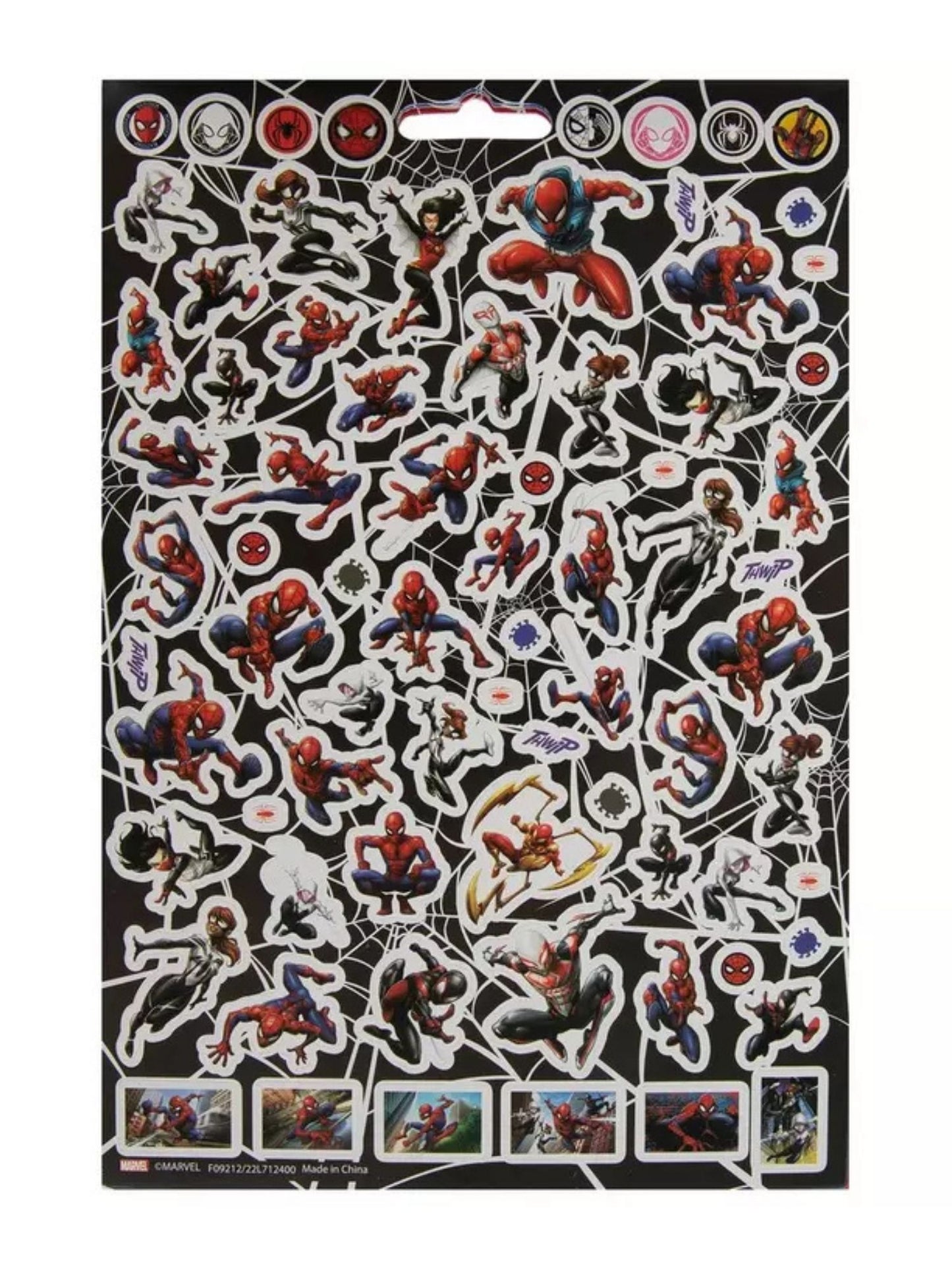Marvel Spider-Man Sticker Book 4 Sheets 300+