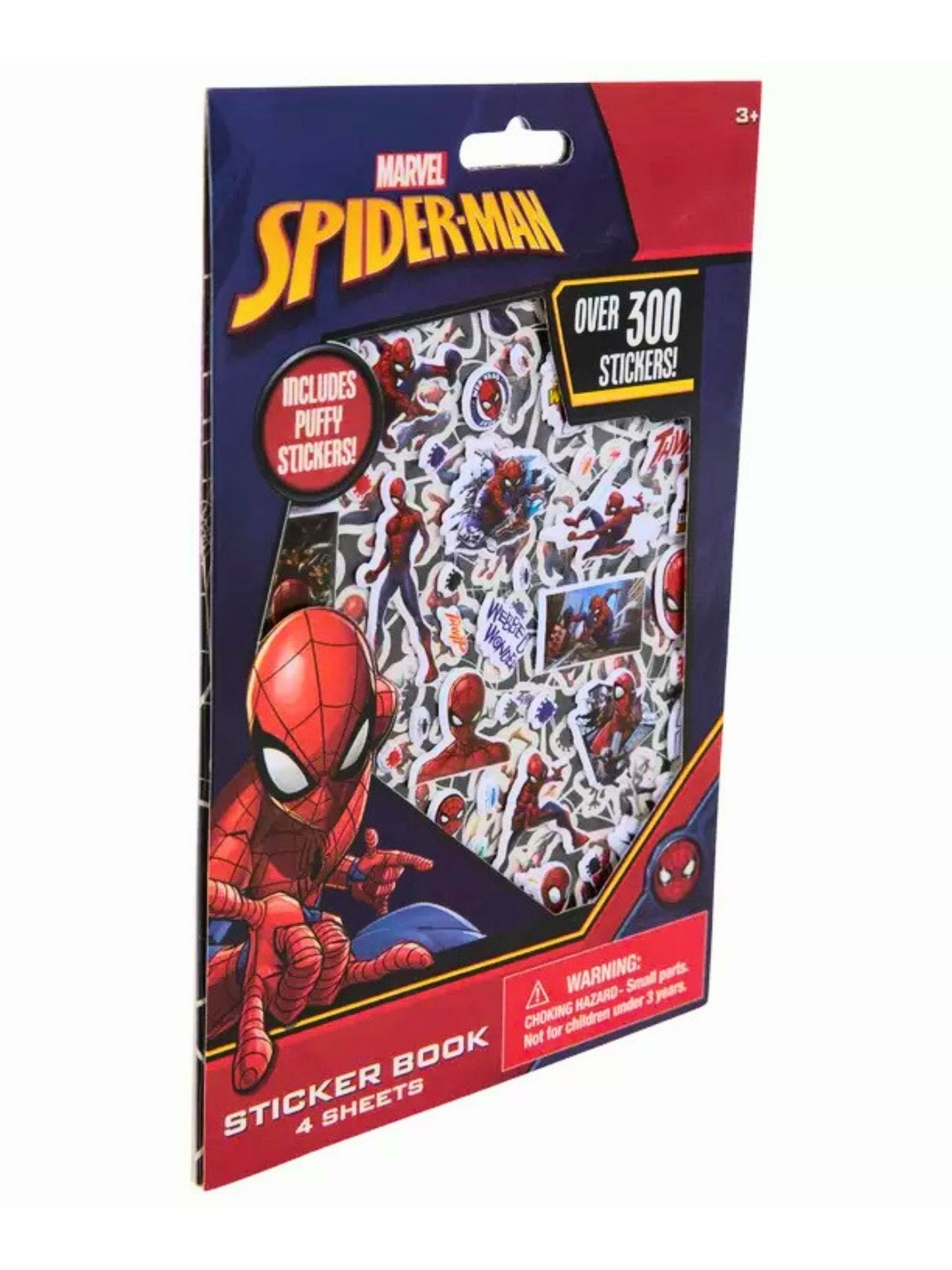 Marvel Spider-Man Sticker Book 4 Sheets 300+